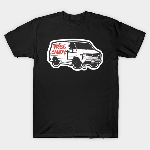 candy van T-Shirt by toddgoldmanart